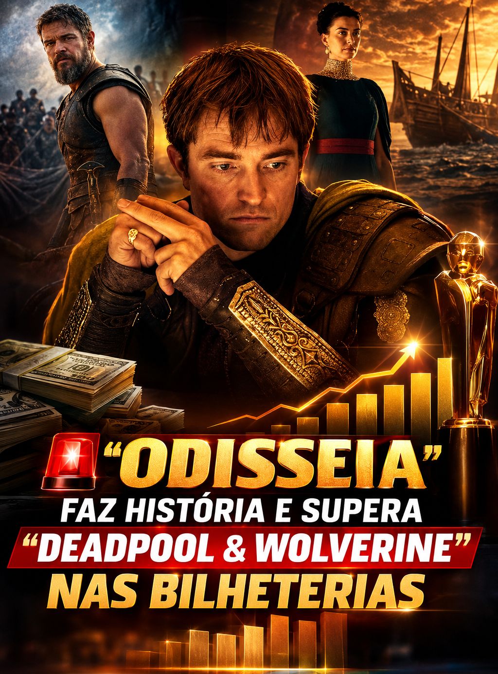 A Odisseia de Nolan faz história e desbanca Deadpool & Wolverine nas bilheterias