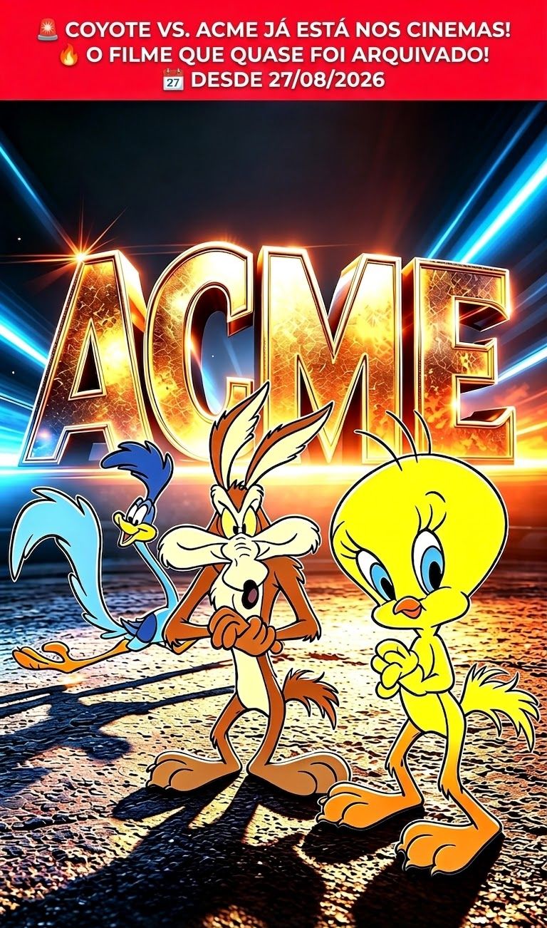 Coyote vs. Acme vence guerra em Hollywood e finalmente chega aos cinemas