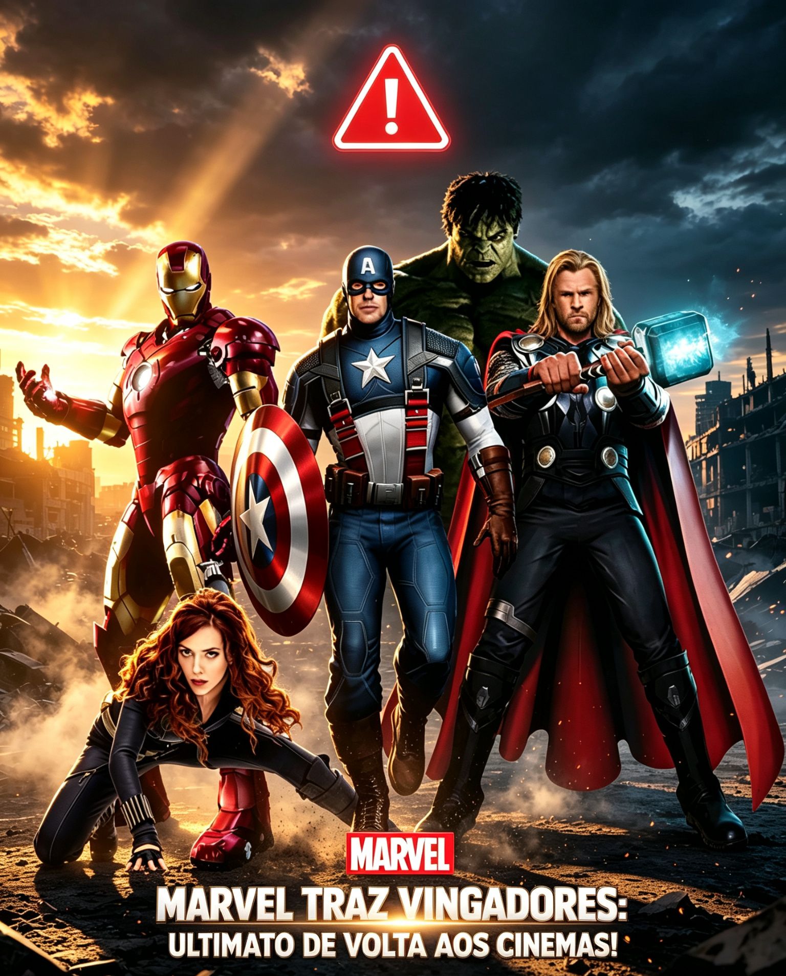 Marvel traz “Vingadores: Ultimato” de volta aos cinemas brasileiros em versão especial